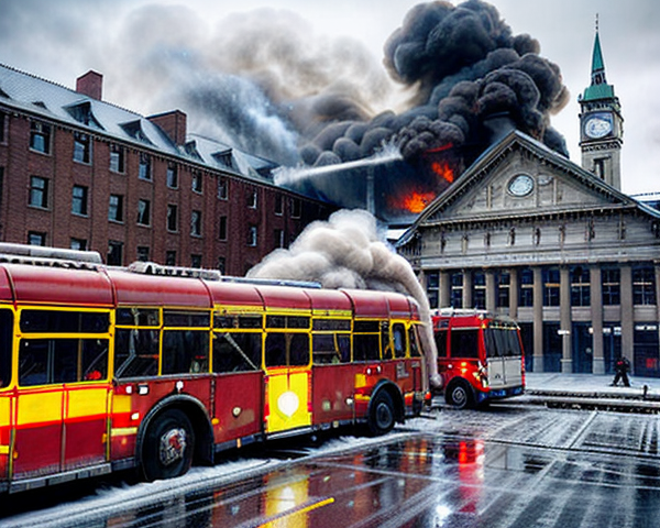 Deuxième incendie de bus en quelques mois à Compiègne