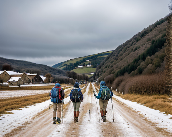 Randonnée pédestre organisée à Franvillers (Somme) le 4 février